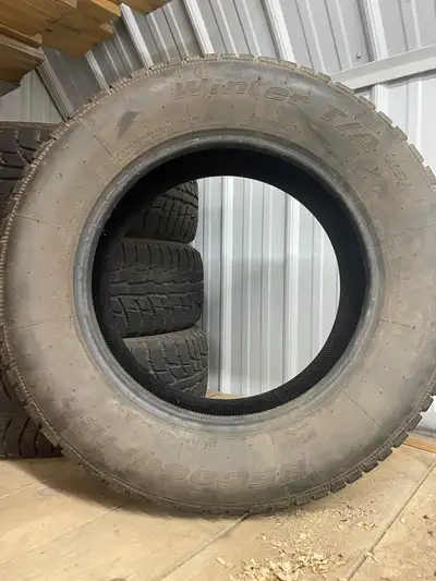 Like New, BF Goodrich Winter T/A tires, 235/65 R17, only use one winter on a van that didnt travel m...