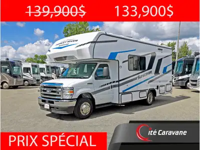 Forest River Sunseeker 2350 LE CLASSE C Tissu : Dove grey , boiseries : River teak, Ford 7.3L V8, Pr...