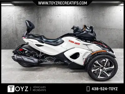 2014 Can-Am SPYDER RS-S SE5 BAS MILLAGE 2014 CAN-AM SPYDER RSS SE5 MOTEUR 998 CC ROTAX TRANSMISSION...