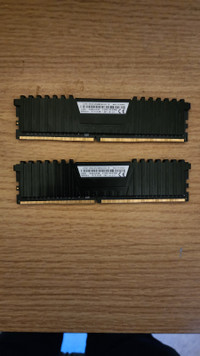 DDR4 corsair lpx 3200 2x8gig top shape