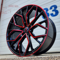 NEW!!! BLACK W/RED FACE 20 IN RIMS ONLY! - $990- ARMED TACTICAL