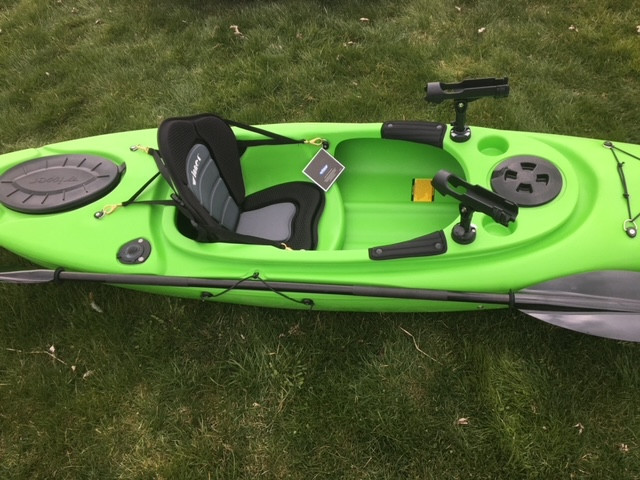 Strider 10' Sit in Kayak, free paddle, removable rod holder in Canoes, Kayaks & Paddles in Windsor Region - Image 3