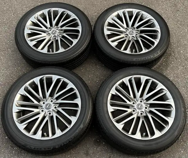 2022 Lexus RX350 F-Sport 20" Original Rims And A/S Tires in Tires & Rims in City of Toronto - Image 2