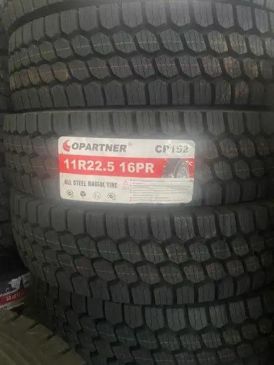 COPARTNER CP152 drive tire with a unique tread compound and independent three-groove four-block mixe...