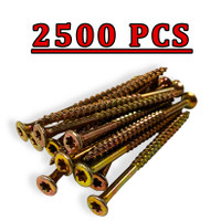 2500pcs WHOLESALE PRICE 9 x 3" Construction Screws