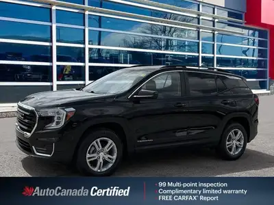 Ebony Twilight Metallic 2022 GMC Terrain SLE AWD, 9-Speed Automatic 1.5L 4 Cylinder Turbo, Heated Fr...