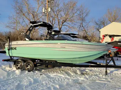 Only 51 hours! Call or text 306-773-4144. 2023 Supreme Boats S220 EASY TO BE SUPREME The 22-foot S22...