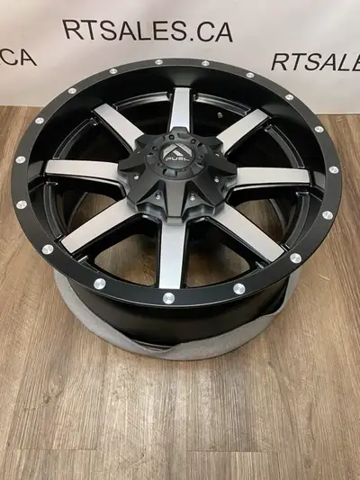 Set of four new 20 inch Fuel Rims Fits Ford F-250 F-350 Super Duty -- size: 20x9 -- bolt pattern: 8x...