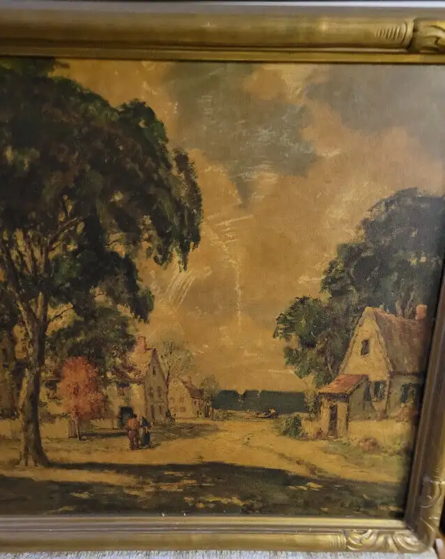 Vintage Painting on Board63815757550337122
