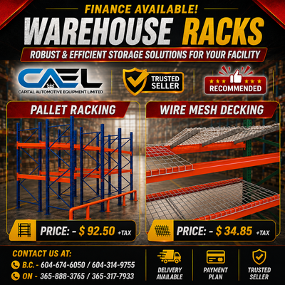 Capital Auto Equipment offers a wide selection of Warehouse Racks designed to optimize storage capac...