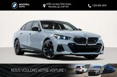Provenant d'un seul propriétaire ayant effectué l'entretien ? la concession, ce BMW i5 M60 xDrive Be...