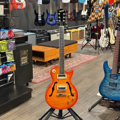 Xaviere Semi-Hollow Electric Guitar with Case, View more