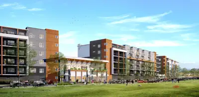 Evoke LIVE IN THE BEND AT GRAND RIVER SOUTH Studios to 1 & 2 Bedroom Naturally Connected Rental Home...