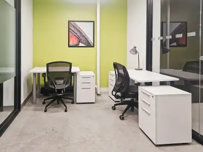 A fully customizable and perfectly sized workspace rental for two. Create the ideal environment for...