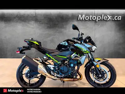 2023 KAWASAKI Z400 Z400 La superdénudée Kawasaki Z400 férocement authentique dégage un style urbain...