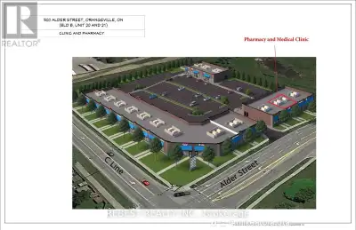 Establish your business in a brand-new commercial/retail plaza in a prime location in Orangeville, o...