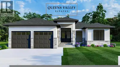 Exquisite new-build ranch home with 2-car garage on a rare 65 ft x 130 ft lot in Queens Valley Estat...