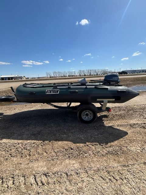 2018 Stryker Hunter Jet 420 BOAT/TRAILER ONLY  in Powerboats & Motorboats in Saskatoon - Image 3