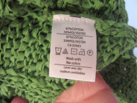 Lively Green Knitted Summer Cardigan, Short Sleeves, European City of Montréal Greater Montréal Preview
