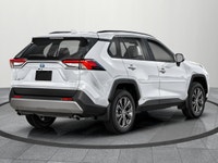 Introducing the 2025 Toyota RAV4 Hybrid Limited AWD in a stunning white finish. This SUV is equipped... (image 2)