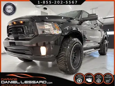RAM 1500 CLASSIC EXPRESS, CREWCAB, BTE 5'7", MAG 20'', 3.6L, VOLANT + SIÈGES CHAUFFANT, PRÊT POUR BE...