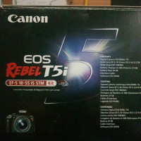 Digital Camera Canon Rebel EOS T5i 18 MGwith 2 lense Kits
