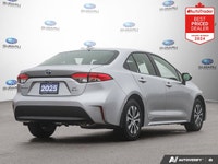 Odometer is 1478 kilometers below market average! Gray 2025 Toyota Corolla Hybrid LE AWD Continuousl... (image 4)