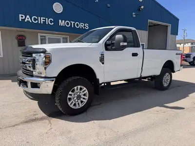 2019 Ford F-250 XLT Regular Cab 8ft Long Box 4x4 for sale at Pacific Motors near Winnipeg, Manitoba...