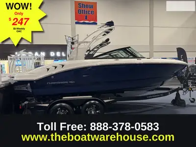 Mercruiser 4.5L 250HP Forward Drive, Custom Trailer, Malibu Surf Gates, Simrad 9 GPS, Folding Wake T...