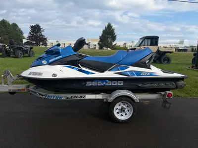 2007 Sea-Doo GTX 155 White/Blue Used with 86 hours. $4,999 + Tax & Lic. 155 HP Rotax 4-TEC engine, 3...