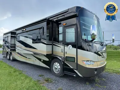 Superbe motorisé classe A 2013 Tiffin Allegro Bus 43QGP FULL BODY PAINT, 4 extensions, AQUA HOT, pou...