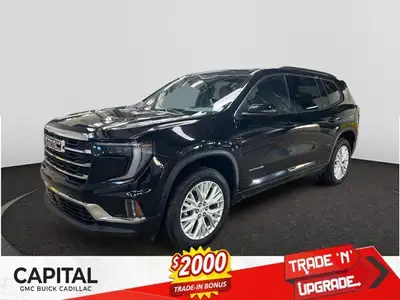 Welcome to Capital GMC! The Acadia is here! This AWDBlack Acadia offers excellent driving manners, w...