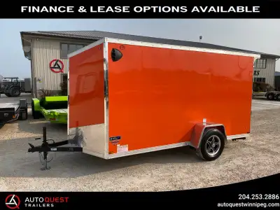 This trailer is located in Winnipeg, MB. WE DELIVER! Brand New 2025 US Cargo 6' x 12' x 72" V-Nose E...