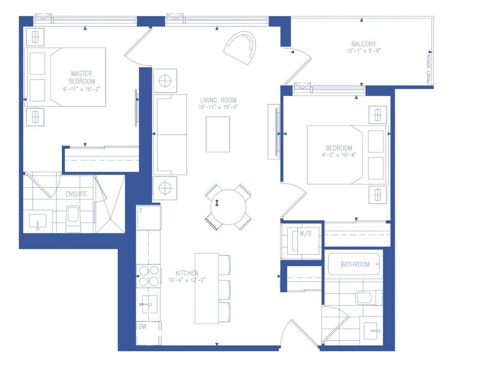 RICHMOND HILL-Brand New 2 Bed/2Bath Condo For Rent w/PRKG 2