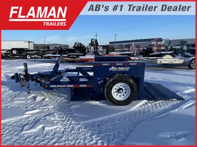 AIR-TOW SN10-55 TANDEM AXLE UTILITY TRAILER Air-tow eliminates the need for difficult tilt beds or d...