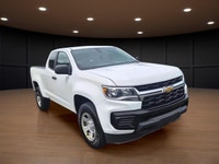 Introducing the 2021 Chevrolet Colorado 2WD Work Truck in a pristine white finish, this extended cab... (image 2)