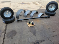 Trailer Parts - axles, wheels, fenders, hubs, brakes and more