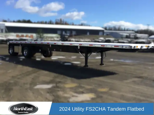 2024 Utility FS2CHA Tandem Flatbed in Heavy Equipment in Truro - Image 2