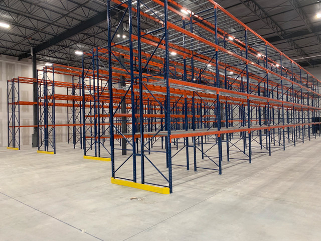 USED RACKING BEAMS - 5" X 136" REDI-RACK STYLE BOX BEAMS in Industrial Shelving & Racking in Barrie
