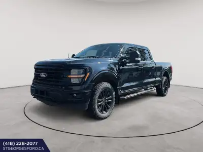 SUPERBE 2024 FORD F 150 XLT SPORT 302 A CREW 6 1/2 4X4 V6 3.5L ECOBOOST TOUT EQUIPÉ MAGS 20 BLACK AP...