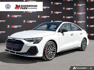 Check out this 2025 Audi S3 Sedan Technik while we still have it in stock! *You Can't Beat the Price...