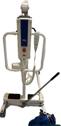 Hoyer Lift with Sling and Hospital Bed with Remote