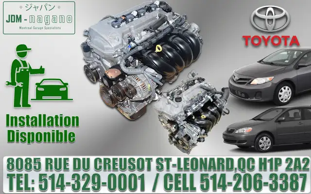 Moteur Toyota Camry Corolla Matrix RAV4 Sienna Prius Hybrid Eng in Engine & Engine Parts in Drummondville - Image 5