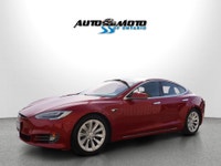 SAFETY INCLUDED ONE OWNER ACCIDENT FREE LOCAL ONTARIO CAR Very Clean Tesla Model S AWD . Red on Blac... (image 2)