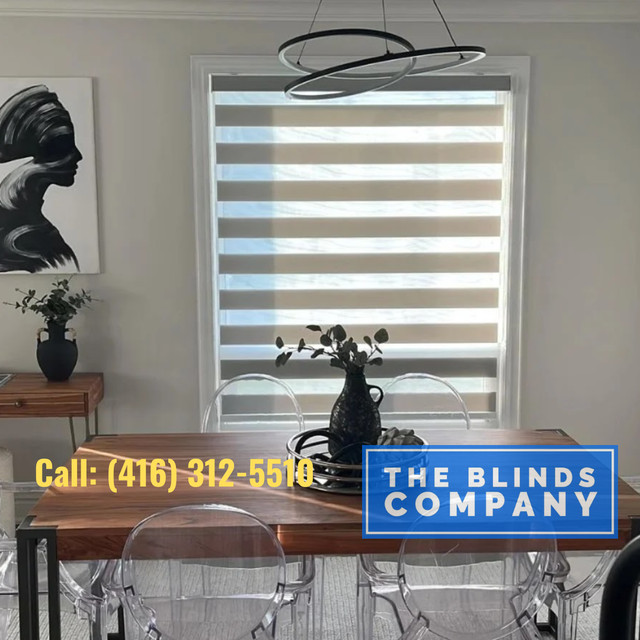 45% OFF Blinds, Zebra, Roller, Shades, Shutters (416) 312-5510 in Window Treatments in Mississauga / Peel Region - Image 4
