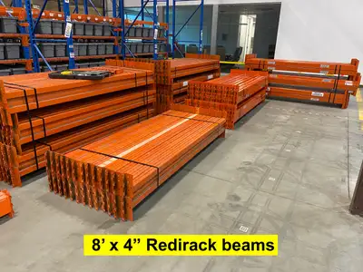 ✅  Used 96” redirack pallet racking beams - 1000’s in stock   ✅, View more
