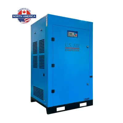 15 HP US AIR CENTER - ALL IN ONE - 600V SCREW AIR COMPRESSOR, View more