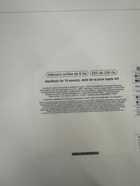 Apple Macbook Air 15  BRAND NEW SEALED. Apple M2 Chip 8Ram/256GB