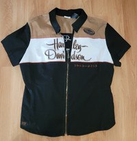 Embrodiered  Harley Davidson / Disney wolve Poker shirts