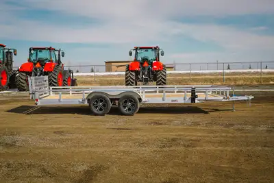 Welcome to Tractorland Trailers! Brand new 2026 Load Trail 83" x 20' aluminum utility trailer. Light...